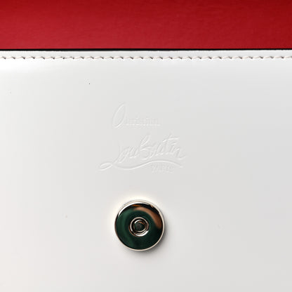 Christian Louboutin Shiny Calfskin Loubi54 Wallet On Chain White 7 of 9