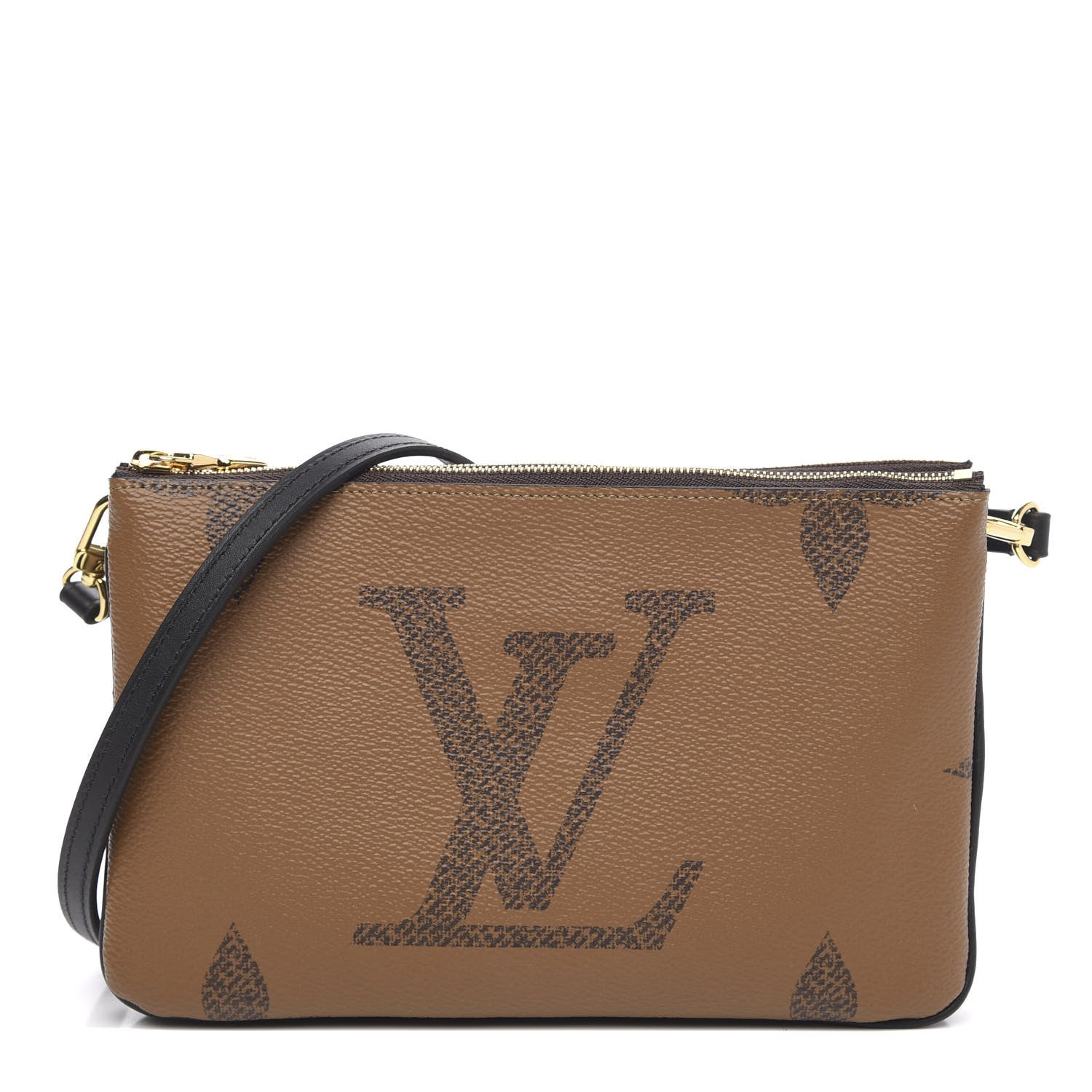 Louis Vuitton Reverse Monogram Giant Double Zip Pochette 1 of 11