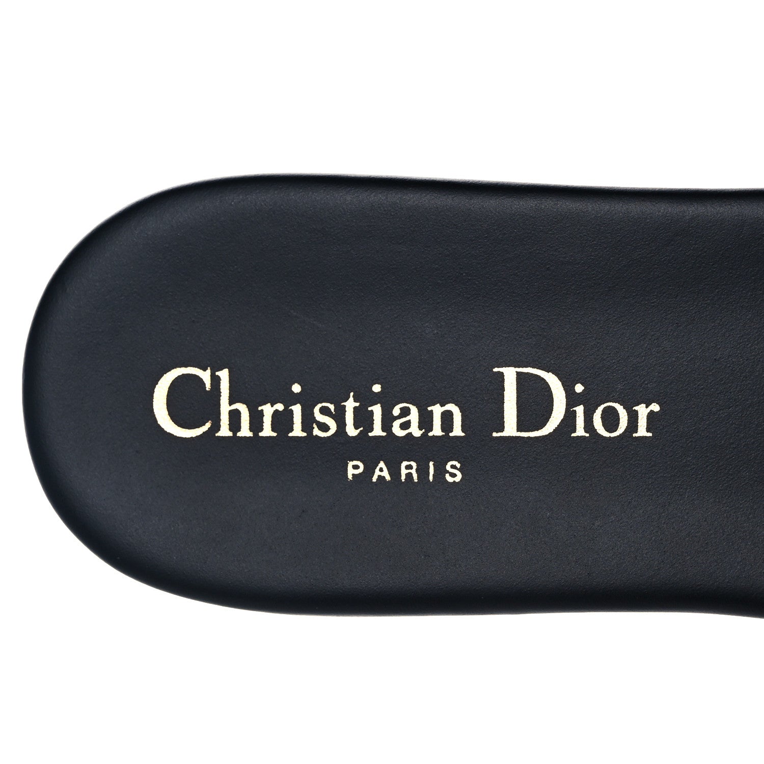 Christian Dior Canvas Embroidered Dway Mules Slide Sandals 38.5 Deep Blue 7 of 9