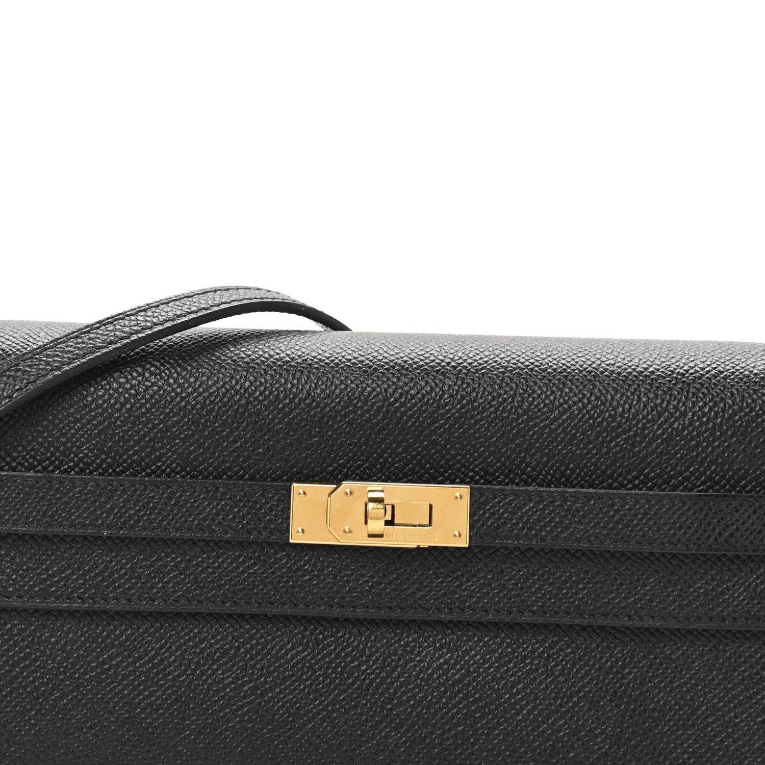 Hermes Epsom Kelly Wallet To Go Black 8 of 11