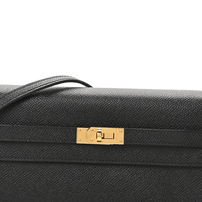 Hermes Epsom Kelly Wallet To Go Black 8 of 11