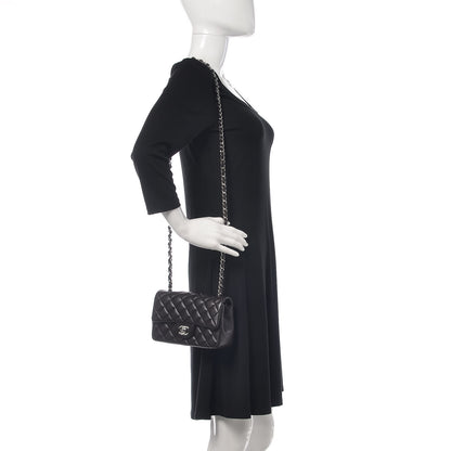 Chanel Caviar Quilted Mini Rectangular Flap Dark Brown 2 of 11
