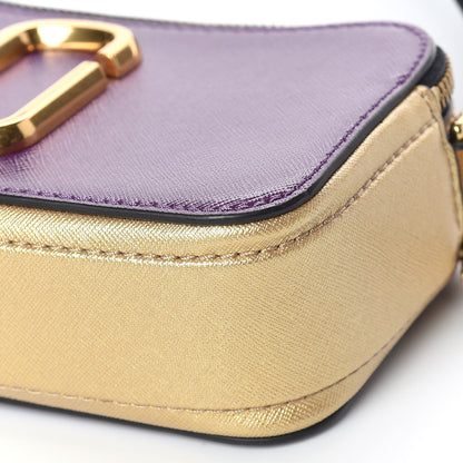Marc Jacobs Saffino Small Snapshot Camera Bag Purple Gold 11 of 12