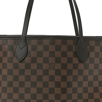 Louis Vuitton Damier Ebene Neo Neverfull MM Rose Ballerine 8 of 10