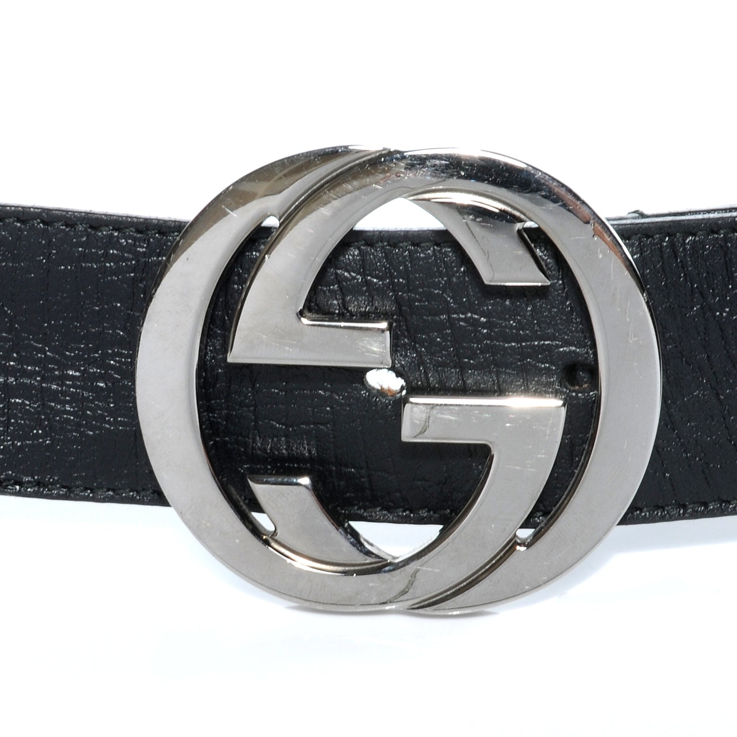 Gucci Leather Web GG Belt 110 44 4 of 5