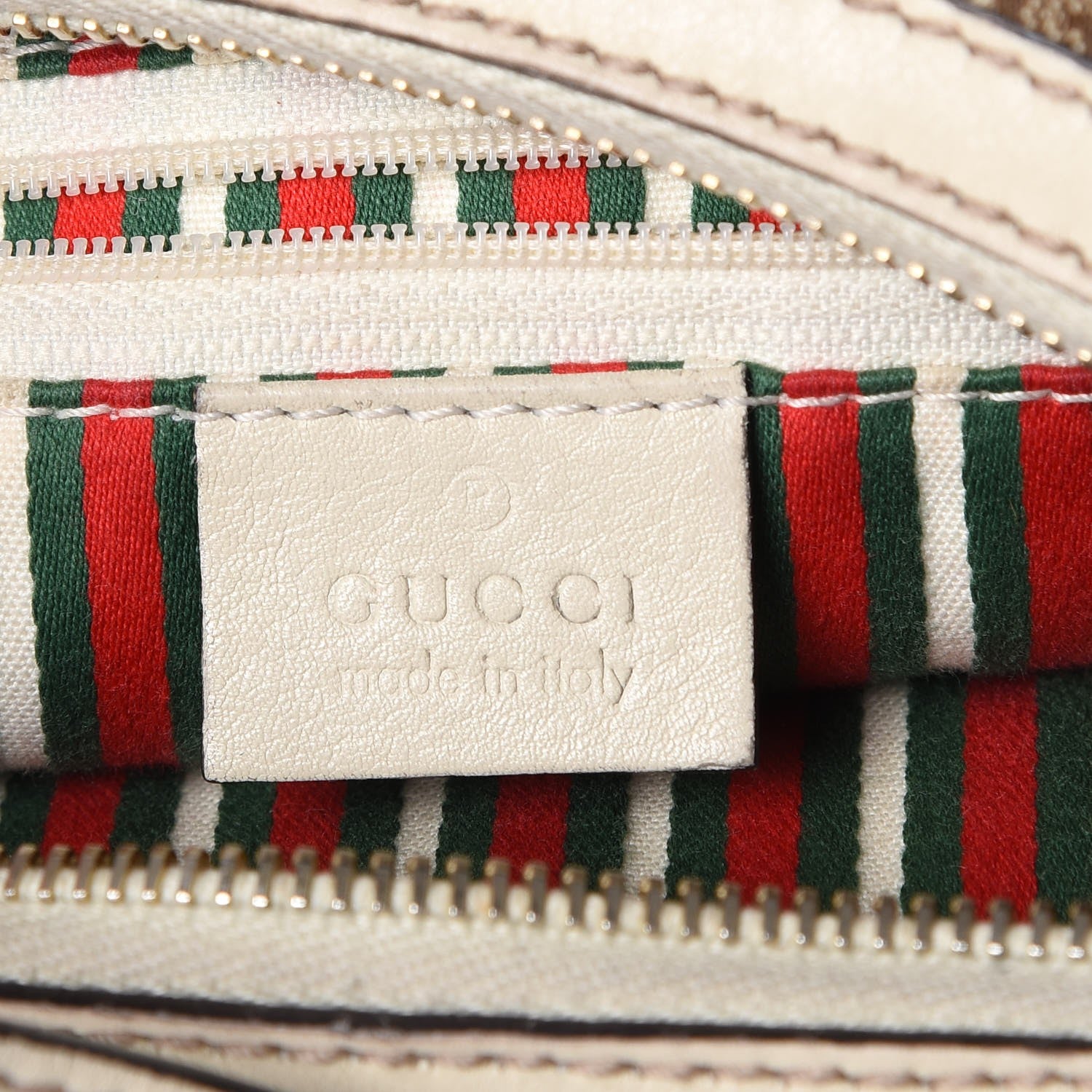 Gucci Monogram Medium New Britt Hobo Off White 9 of 12