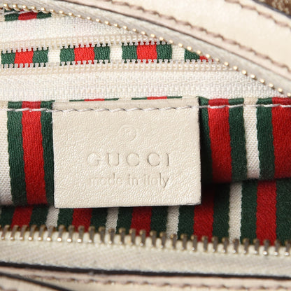 Gucci Monogram Medium New Britt Hobo Off White 9 of 12