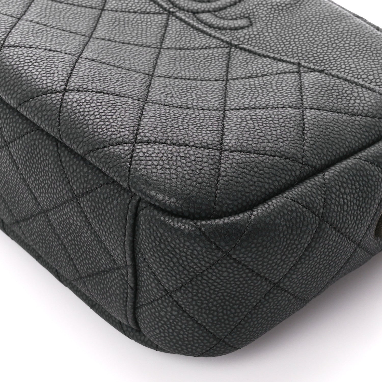 Chanel Iridescent Caviar Quilted Small Coco Tassel Camera Case Black 10 of 10