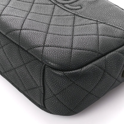 Chanel Iridescent Caviar Quilted Small Coco Tassel Camera Case Black 10 of 10