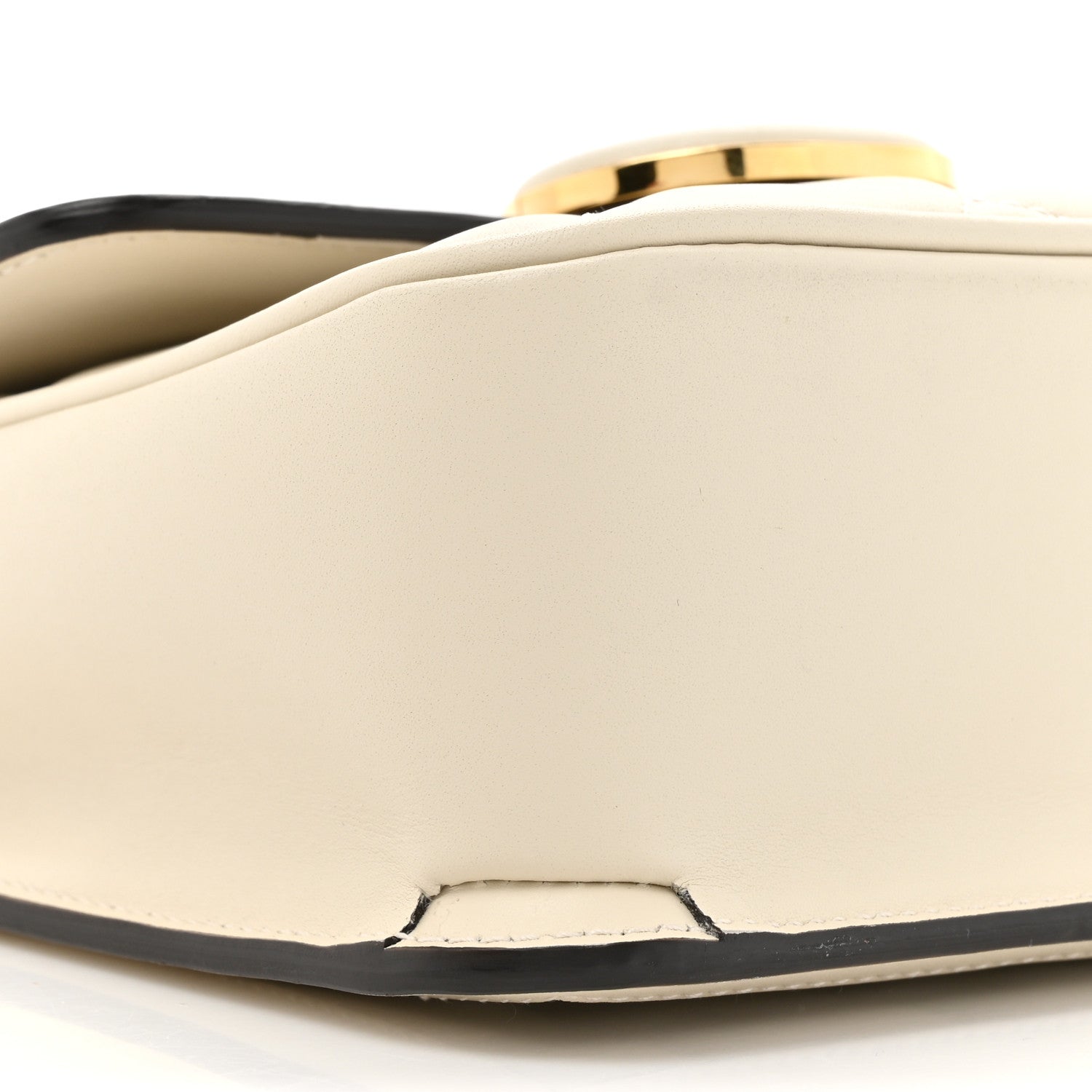 Gucci Calfskin Quilted Small Deco Shoulder Bag Mystic White 10 of 14