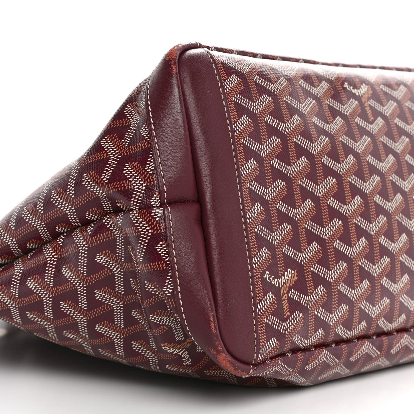 Goyardine Artois MM Burgundy