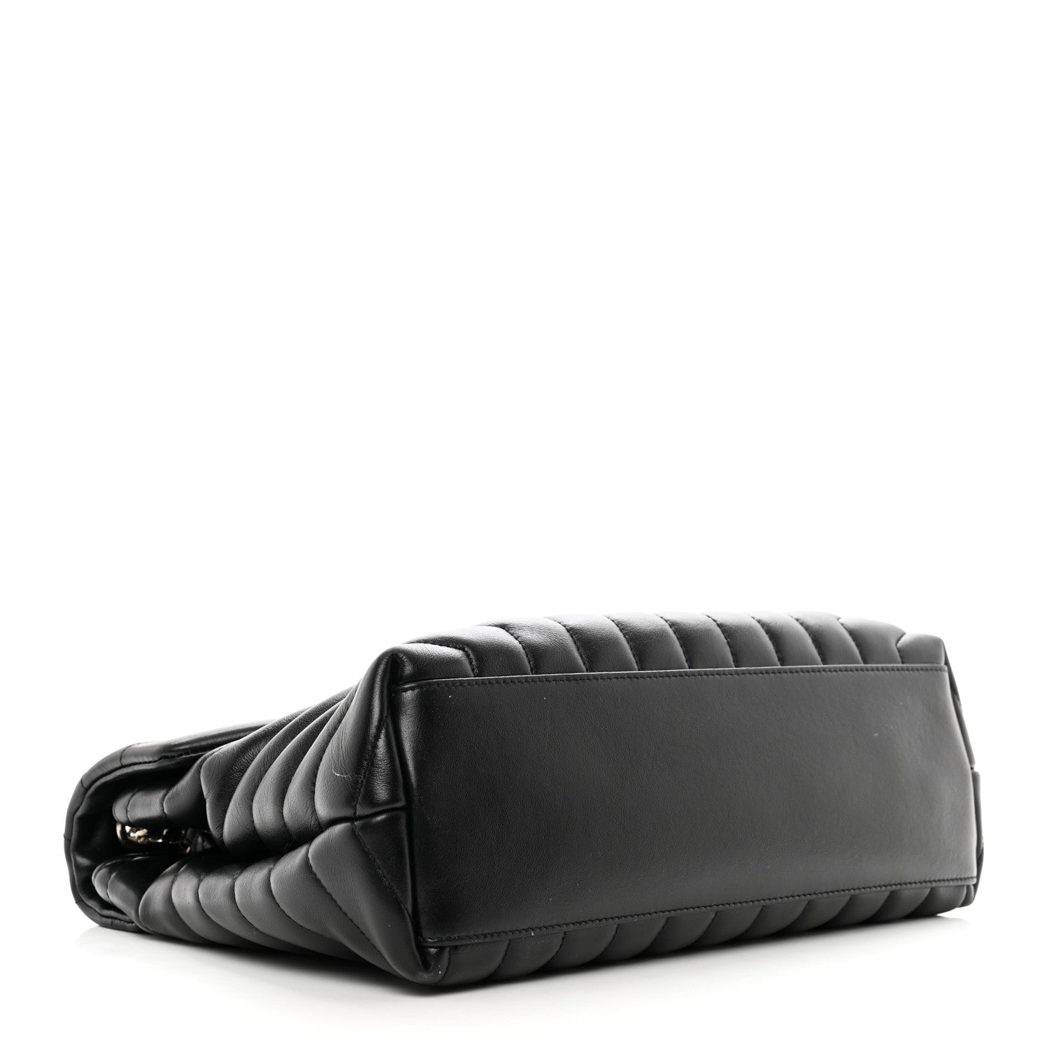 Saint Laurent Calfskin Y Quilted Monogram Medium Loulou Chain Satchel Black 5 of 12