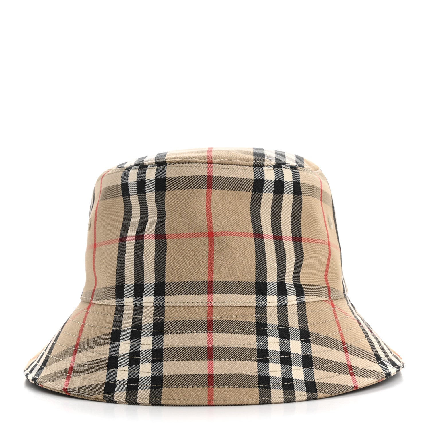 Burberry Technical Cotton Vintage Check Bucket Hat S Archive Beige 3 of 9