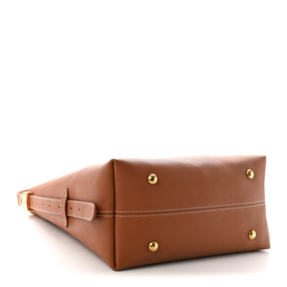 Louis Vuitton Grained Calfskin Low Key Hobo MM Cognac 5 of 10