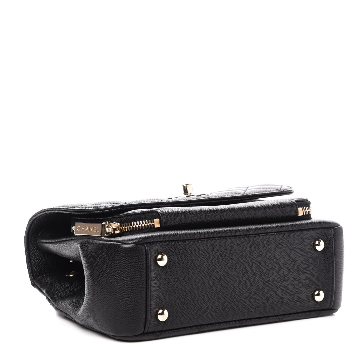 Caviar Quilted Medium Business Affinity Flap Black