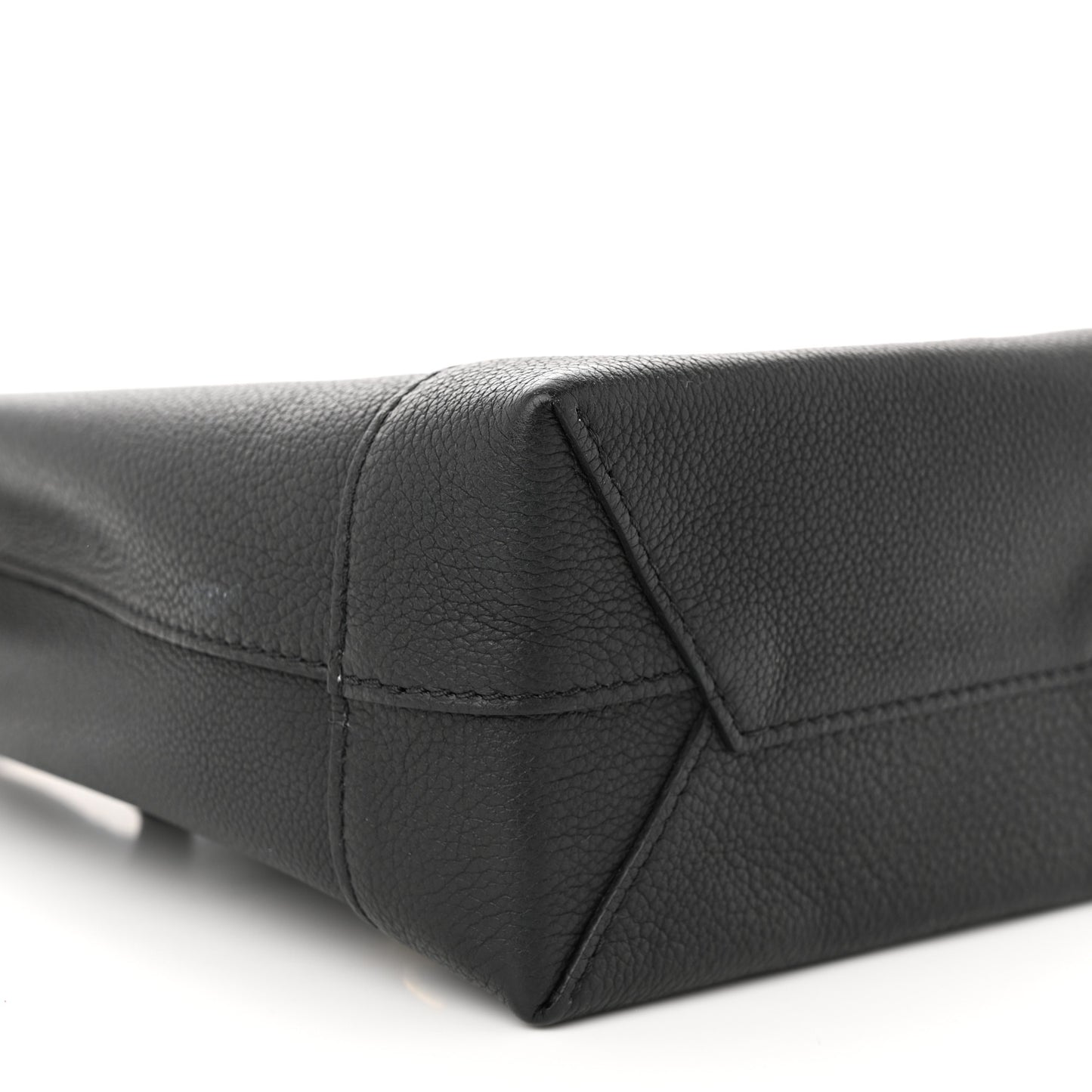 Calfskin Lockme Mini Backpack Black