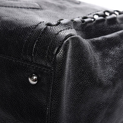 Chanel Glazed Caviar Modern Chain Tote Black 9 of 9