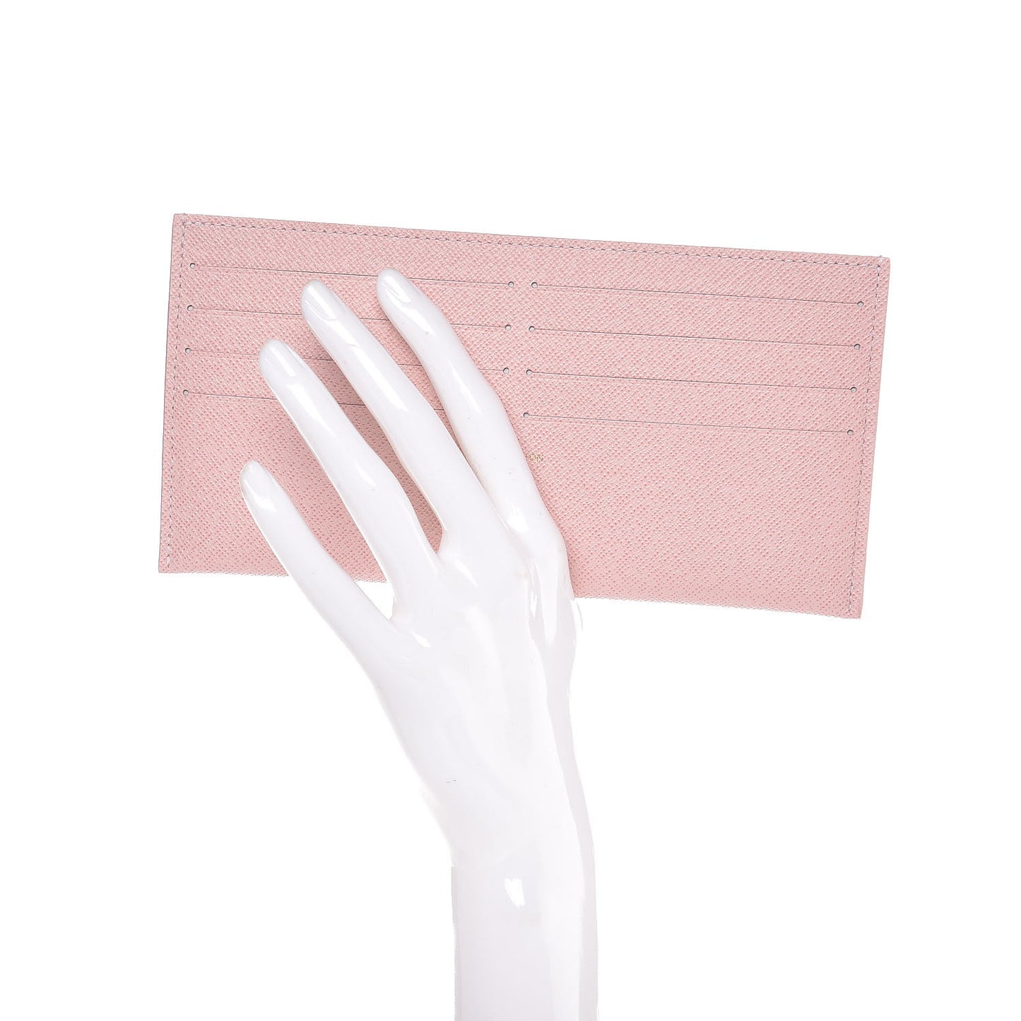 Calfskin Felicie Card Holder Insert Rose Ballerine