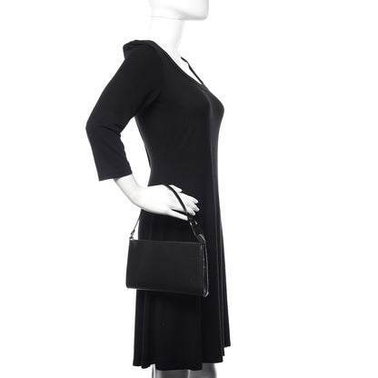 Louis Vuitton Epi Pochette Accessories 24 Black 2 of 11