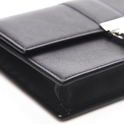 MCM Calfskin Large Karoline Crossbody Wallet Black 7 of 9