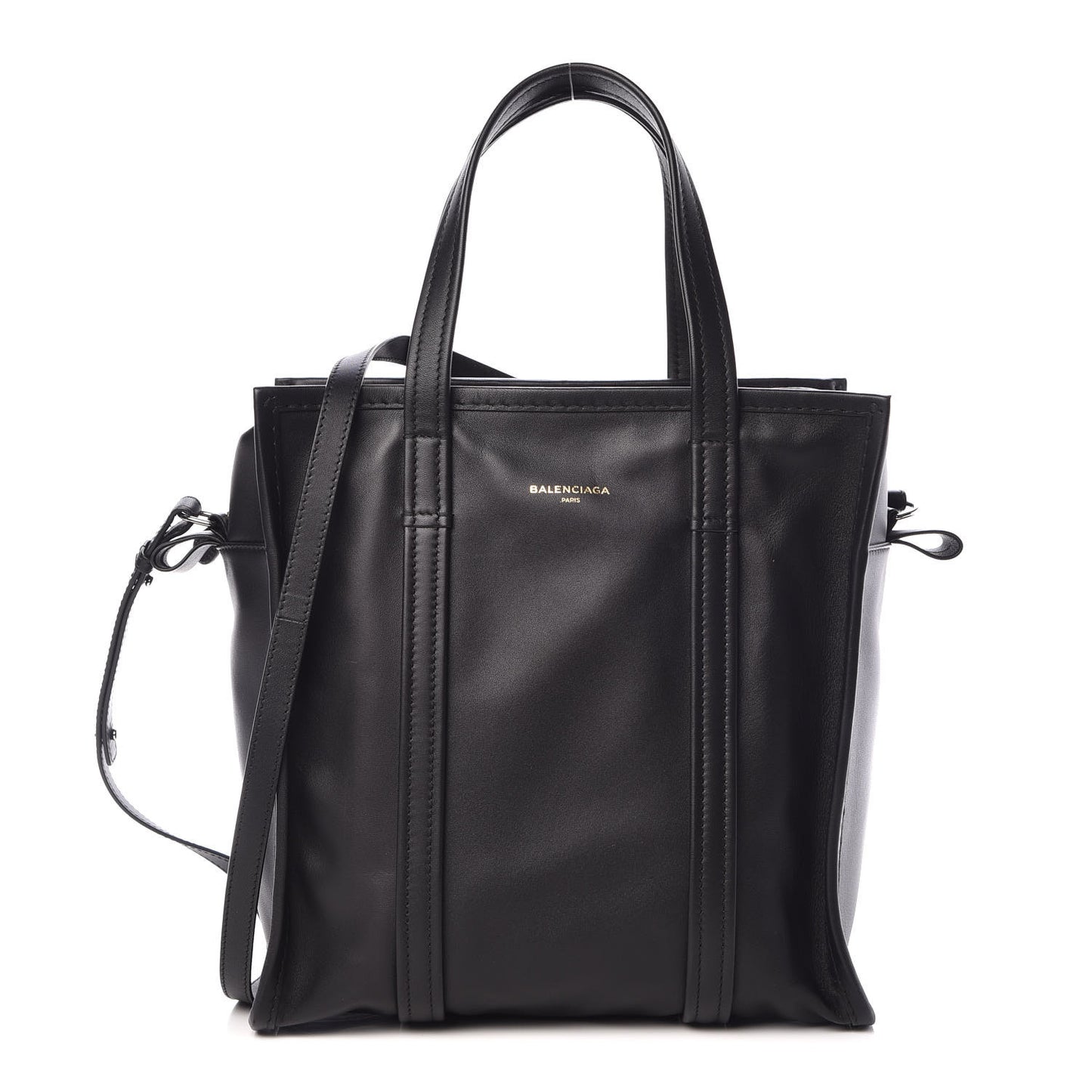 Agneau Small Bazar Shopper Tote Black