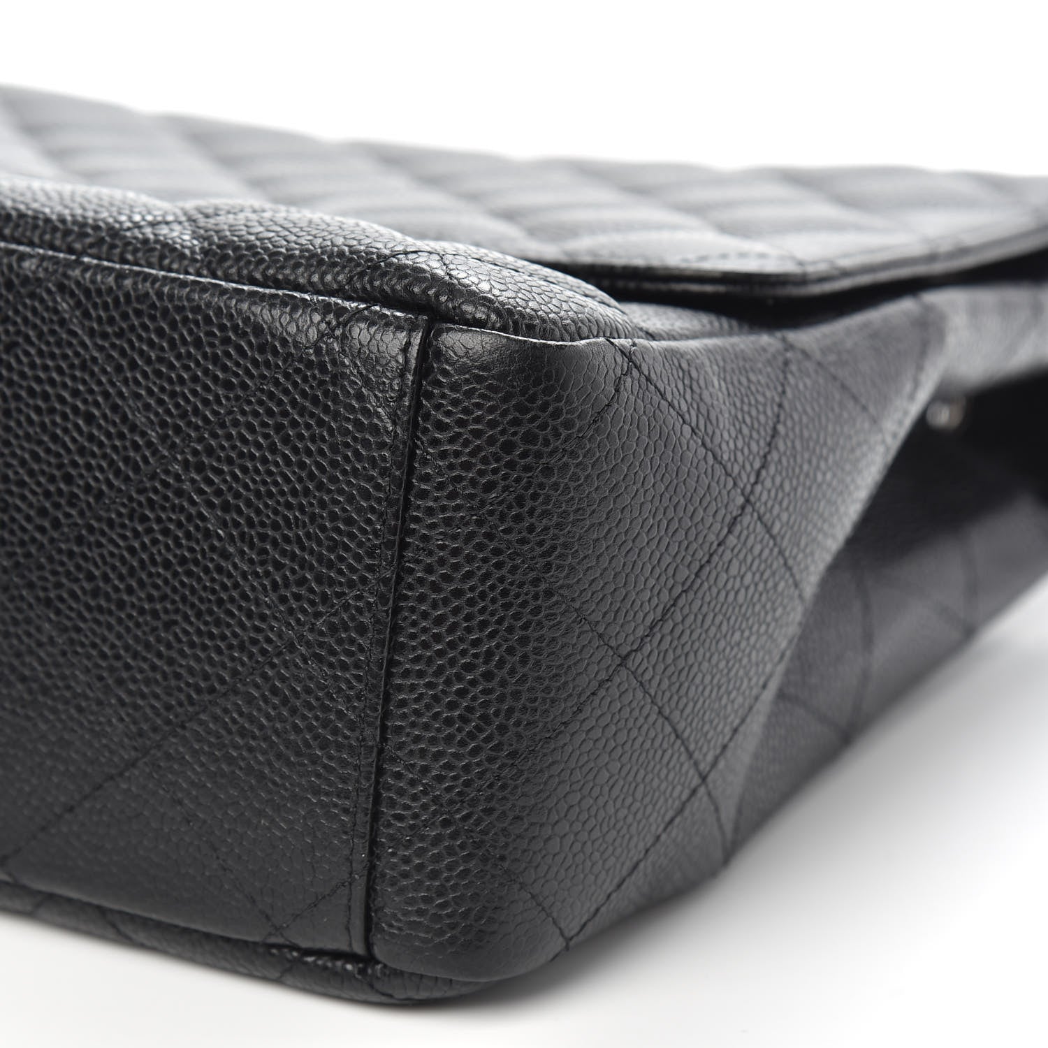 Chanel Caviar Quilted Maxi Single Flap Black 11 of 12