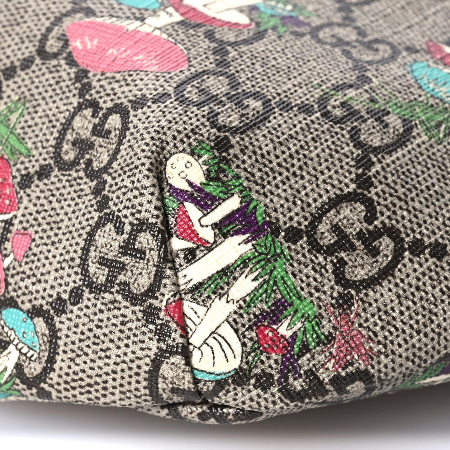 GG Supreme Childrens Mushroom Print Belt Bag