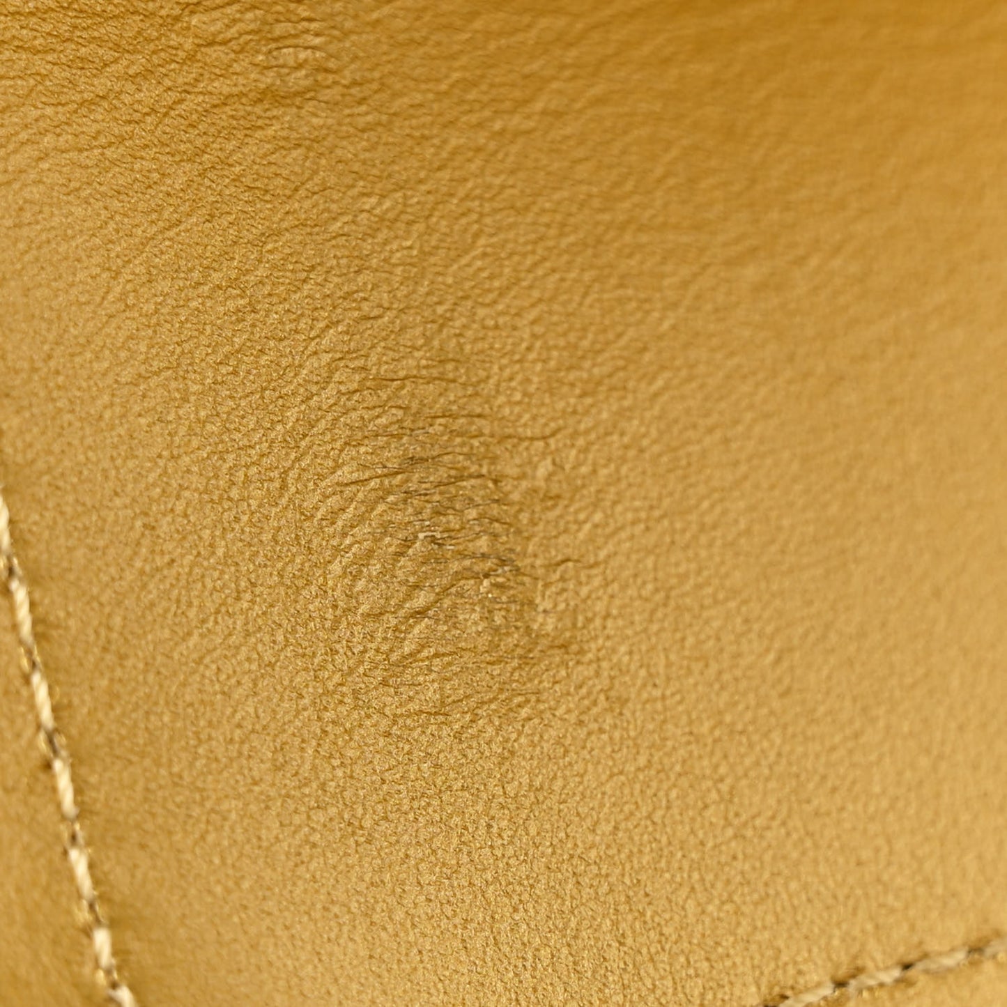Metallic Calfskin Crocodile Embossed Crocodile Rectangular Small Flap Gold