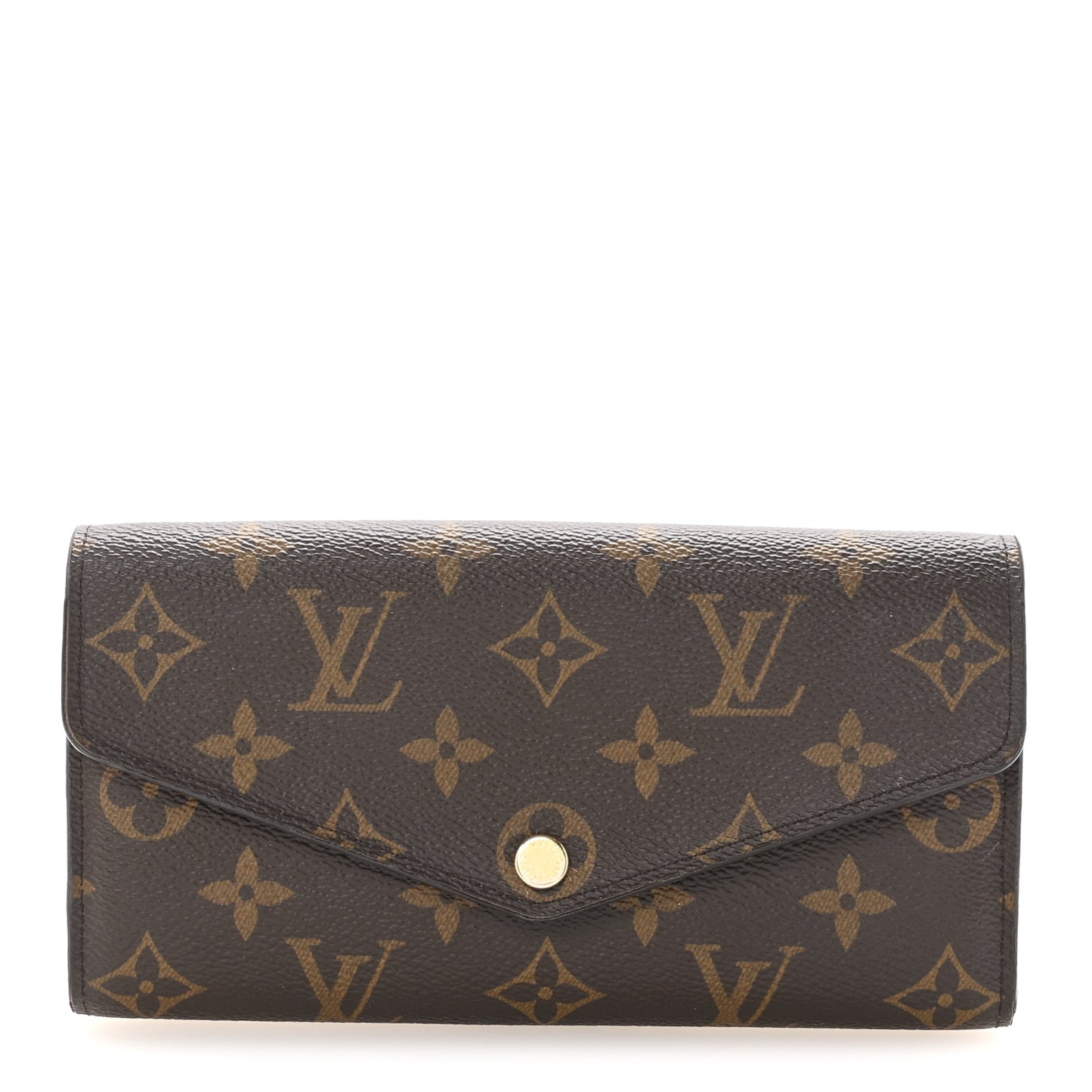 Monogram Sarah Wallet NM Coquelicot