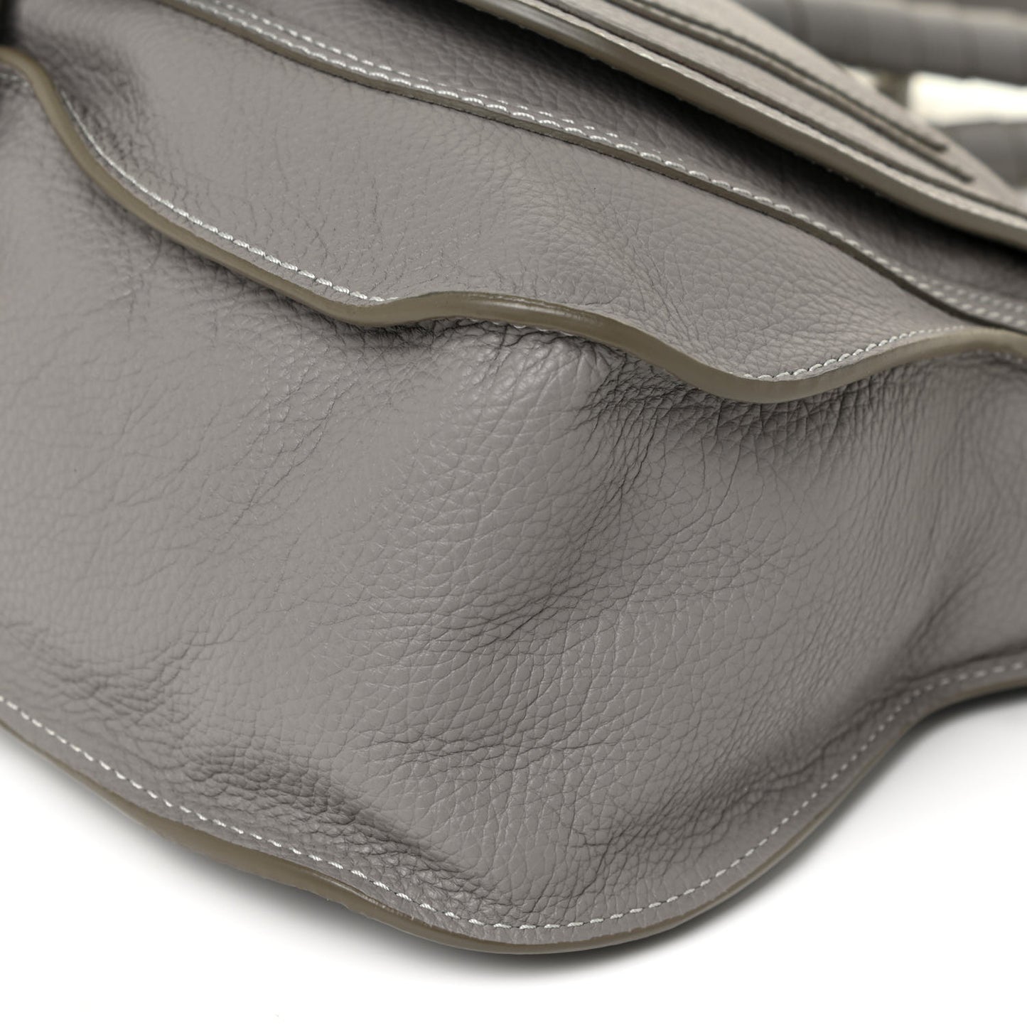Calfskin Medium Marcie Satchel Cashmere Grey