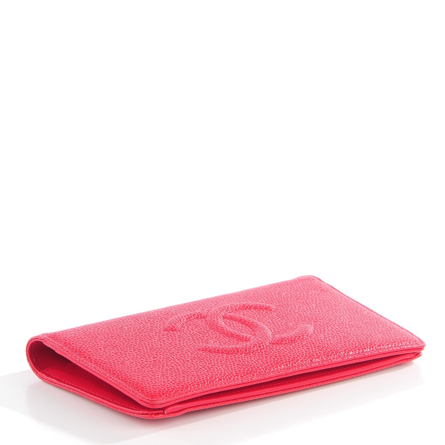 Caviar Timeless CC Yen Wallet Pink