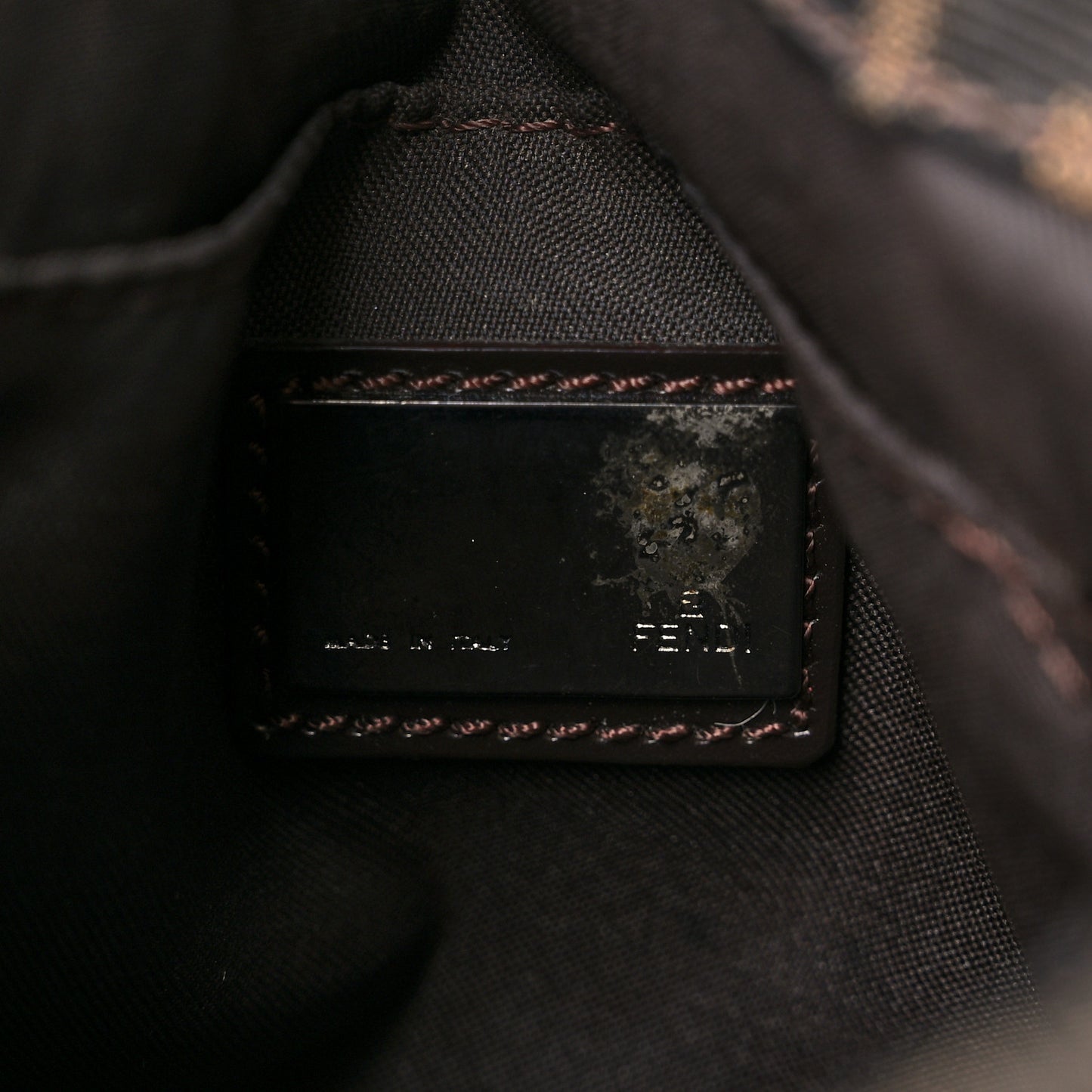 Zucca Buckle Shoulder Bag Tobacco