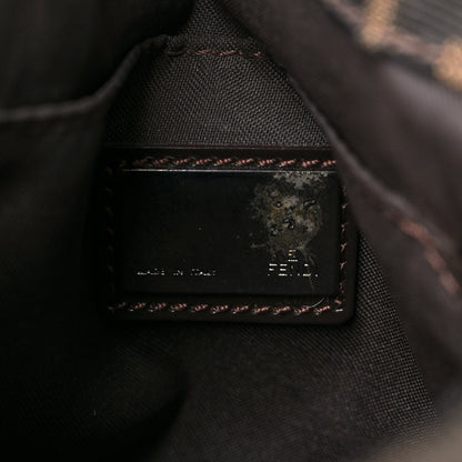 Fendi Zucca Buckle Shoulder Bag Tobacco 7 of 19