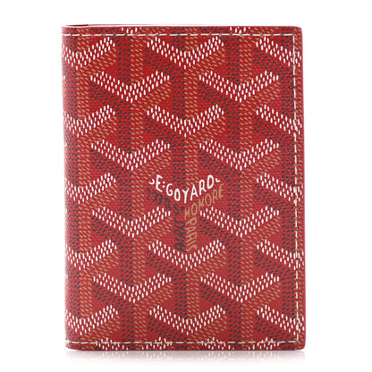 Goyard Goyardine Saint Marc Card Holder Red 1 of 5