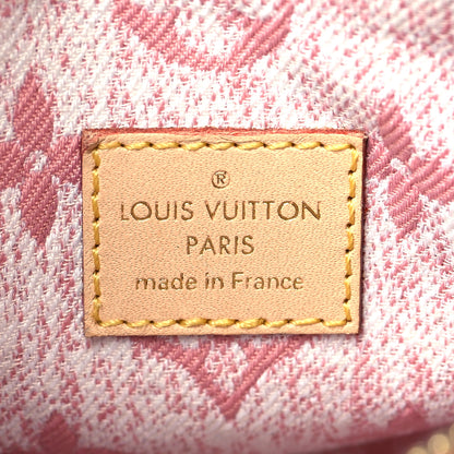 Louis Vuitton Monogram Jacquard Denim Nano Speedy Bandouliere Pink 6 of 9