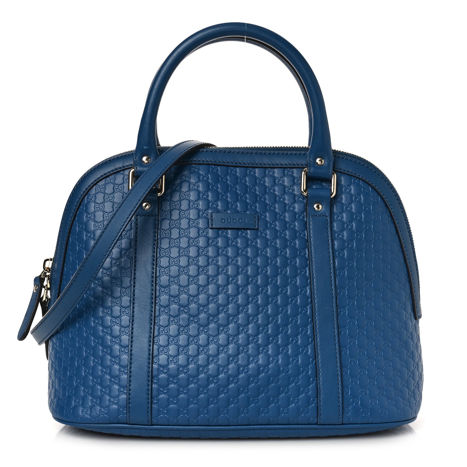 Gucci Soft Microguccissima Medium Dome Bag Caspian 1 of 9
