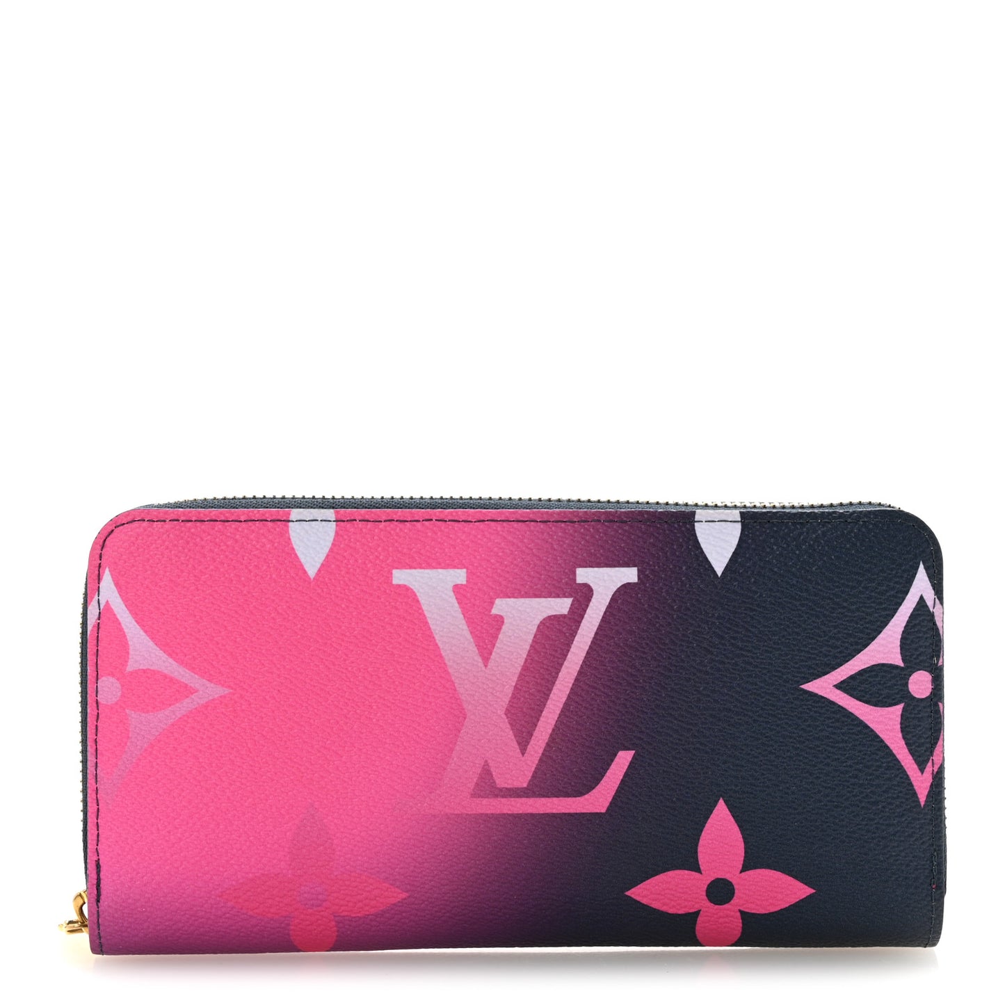 Monogram Giant Spring In The City Zippy Wallet Midnight Fuchsia