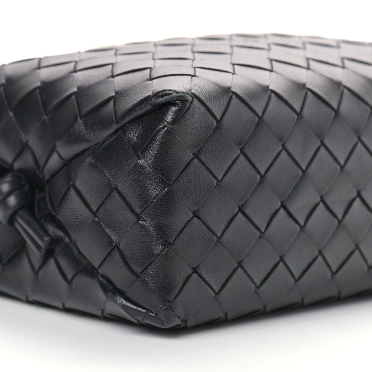 Nappa Intrecciato Nodini Mini Crossbody Black