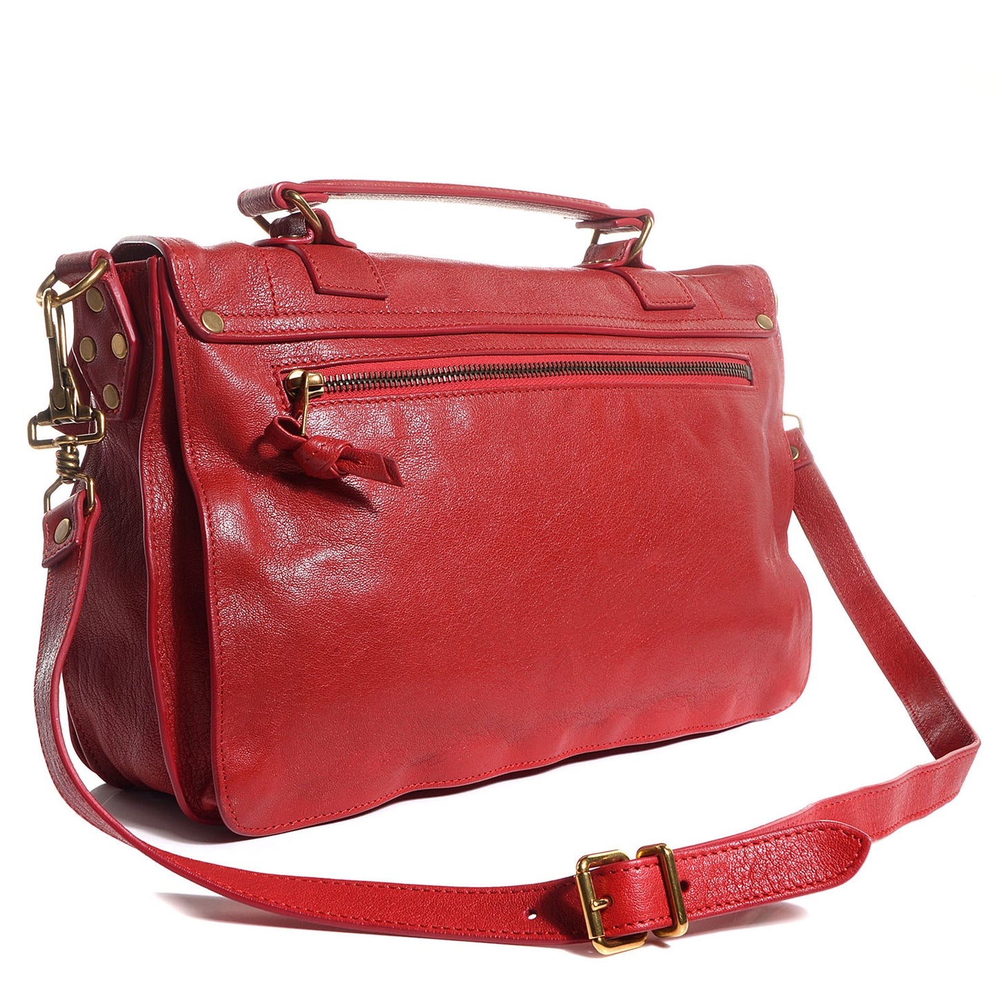 Lambskin Medium PS1 Satchel Lipstick