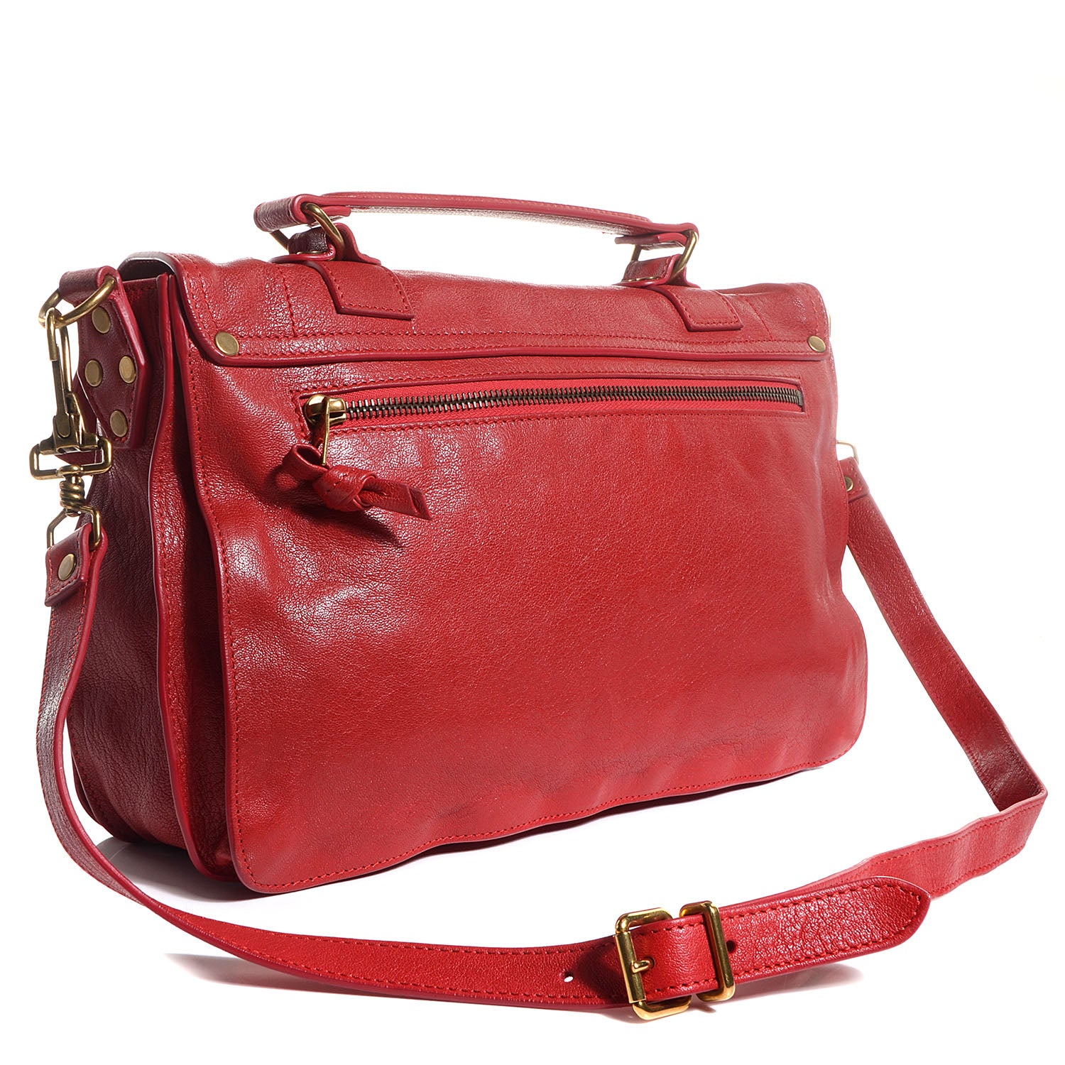 Proenza Schouler Lambskin Medium PS1 Satchel Lipstick 3 of 14