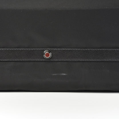 Prada Tessuto Nylon Saffiano Viaggio Carry On Travel Bag Black 8 of 11