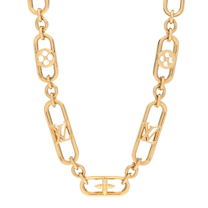 Louis Vuitton Metal My LV Chain Necklace Gold 1 of 6
