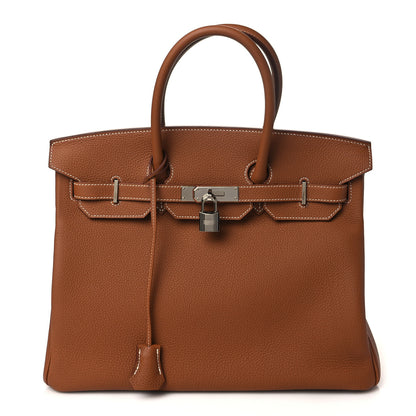 Hermes Togo Birkin 35 Gold 1 of 11