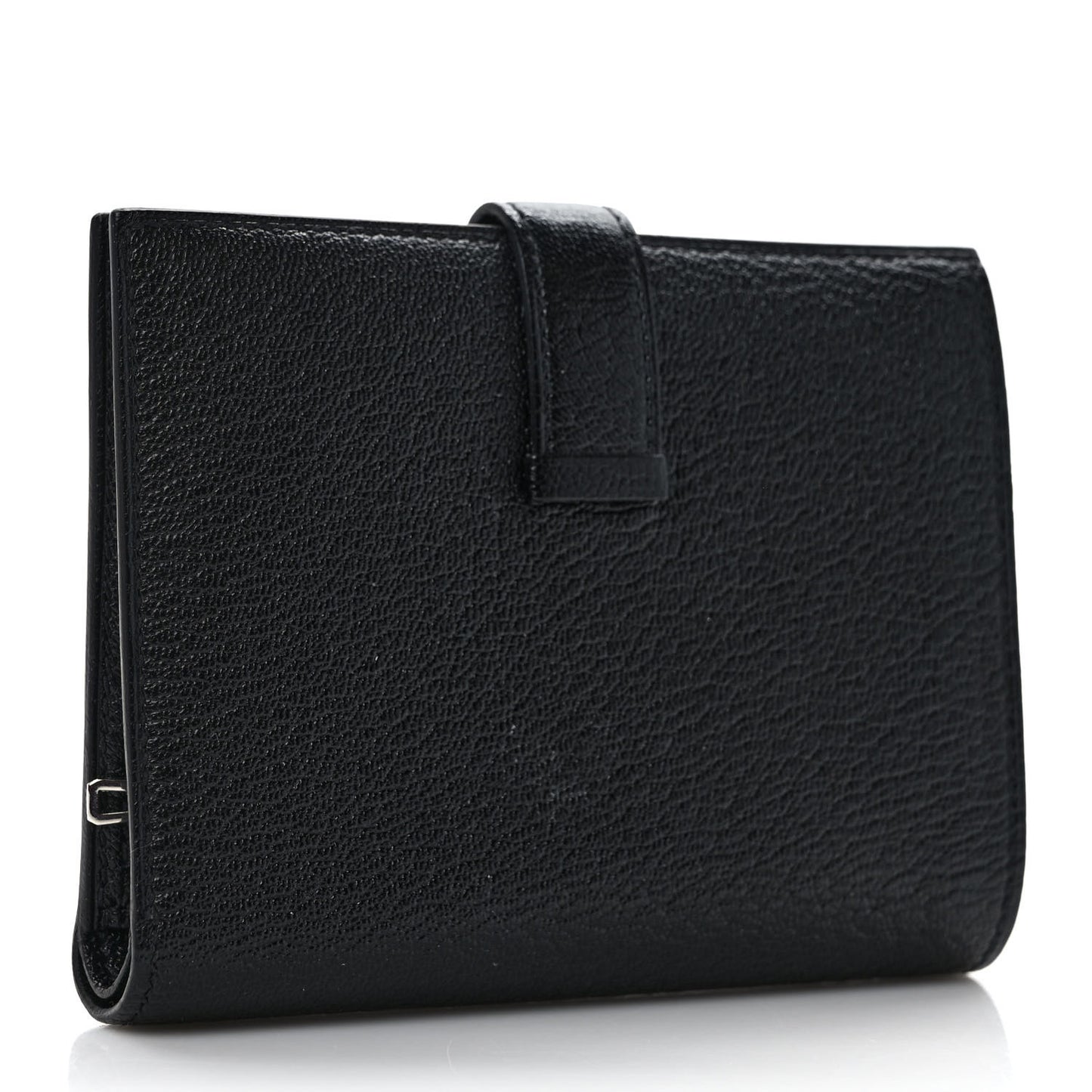 Chevre Mysore Bearn Compact Wallet Black