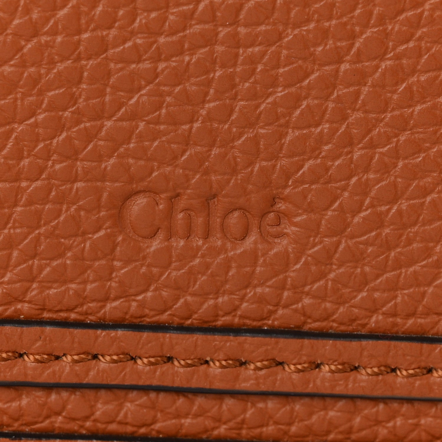 Chloe Raffia Small Grain Calfskin Medium Marcie Basket Tan 6 of 10