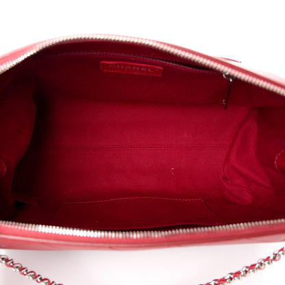 Chanel Goatskin Quilted Magnetic Camera Case Red Red 5 of 10
