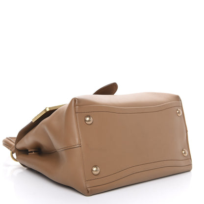 Prada City Calfskin Cahier Top Handle Bag Caramel 5 of 12