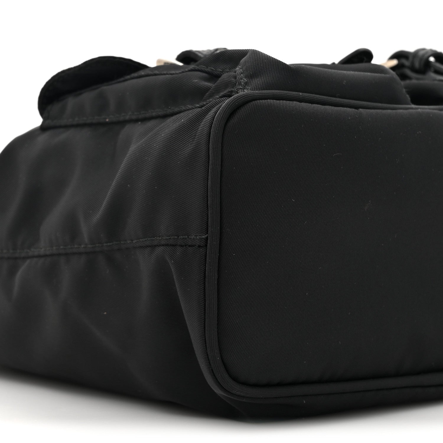 Prada Nylon Vela Mini Crossbody Backpack Black 9 of 9