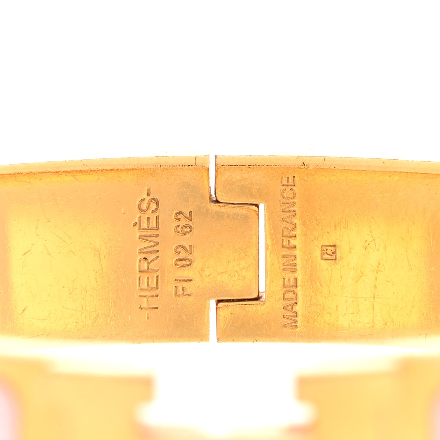 Hermes Enamel Narrow Clic Clac H Bracelet PM Rose Candeur 4 of 4