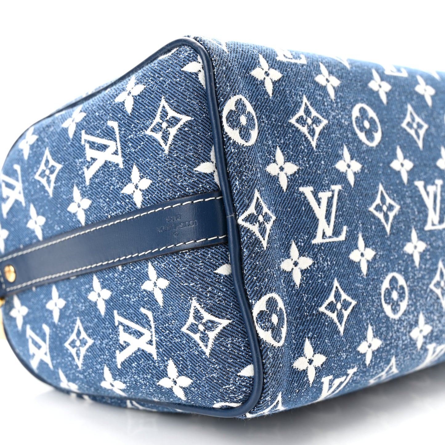 Monogram Jacquard Denim Speedy Bandouliere 25 Bleu
